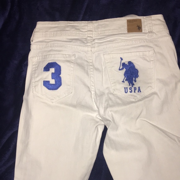 US Polo White Skinny Jeans - Picture 2 of 6